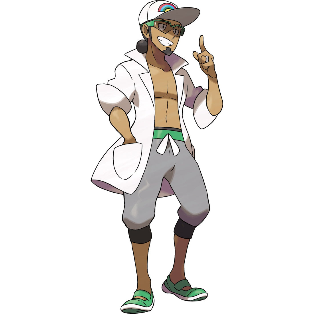 Artwork du Professeur Euphorbe pour Pokémon Soleil et Lune