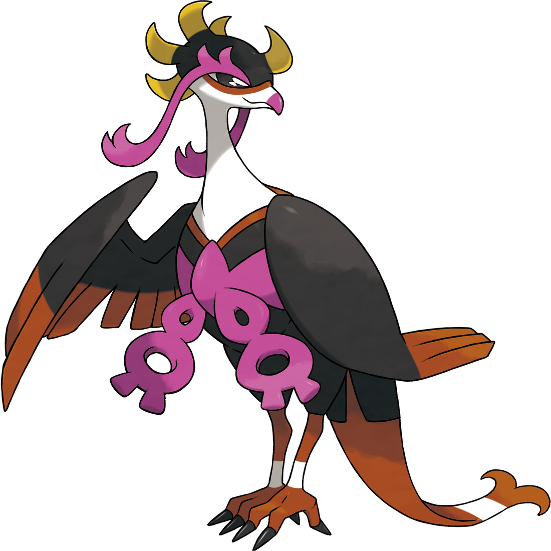 Favianos, artwork officiel Pokémon