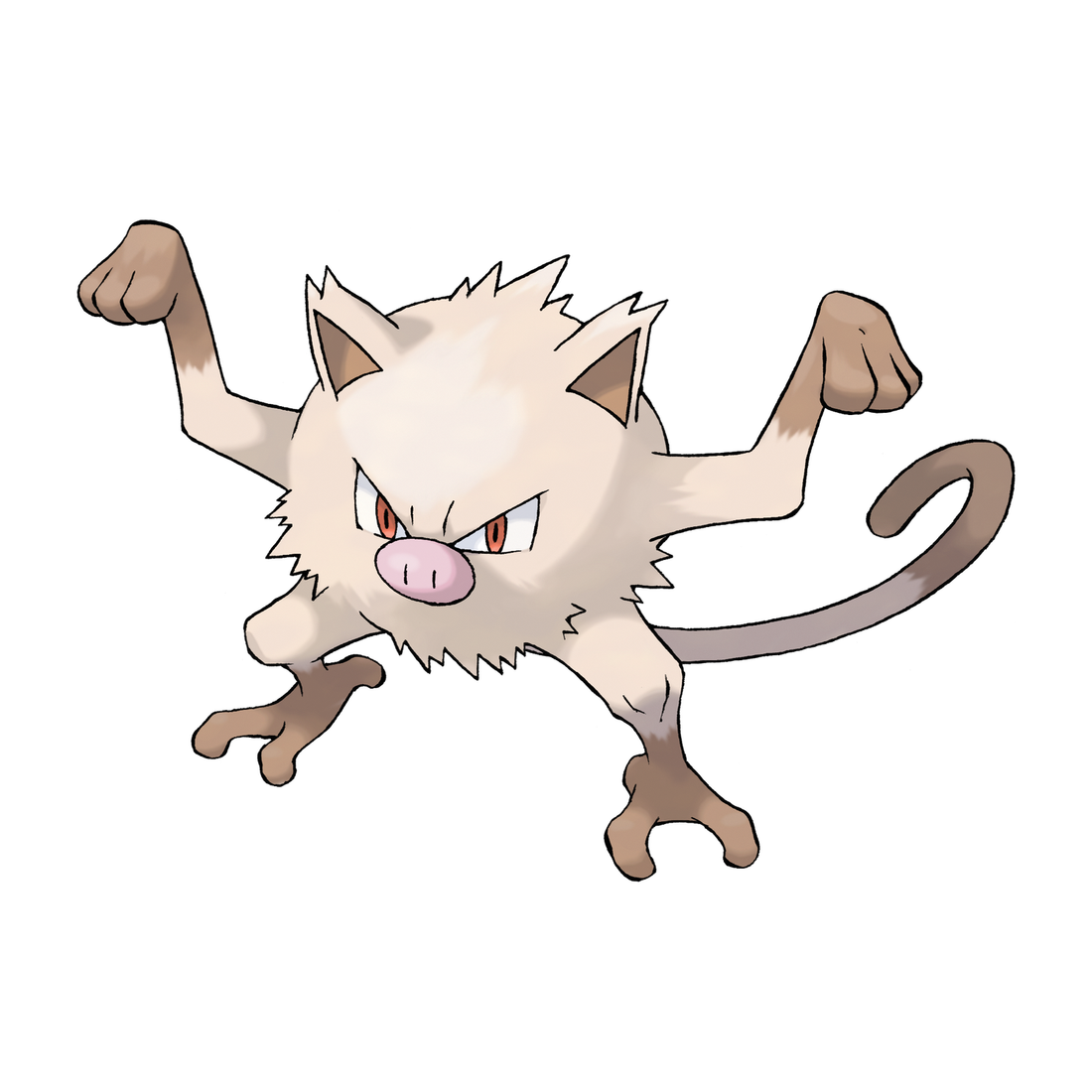 Férosinge, artwork officiel Pokémon