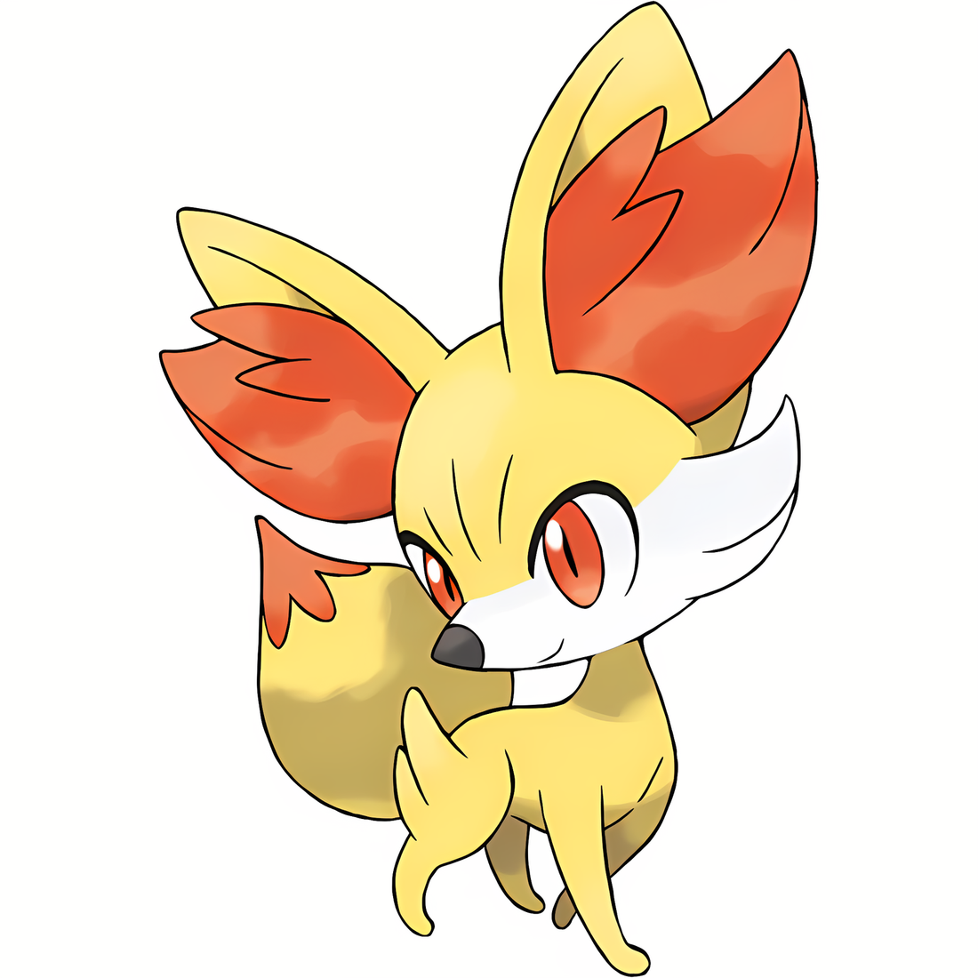 Feunnec, artwork officiel Pokémon