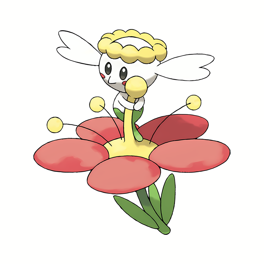 Flabébé, artwork officiel Pokémon