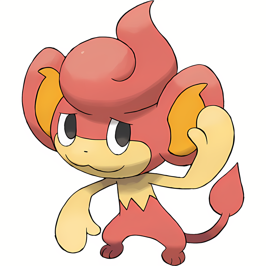 Flamajou, artwork officiel Pokémon