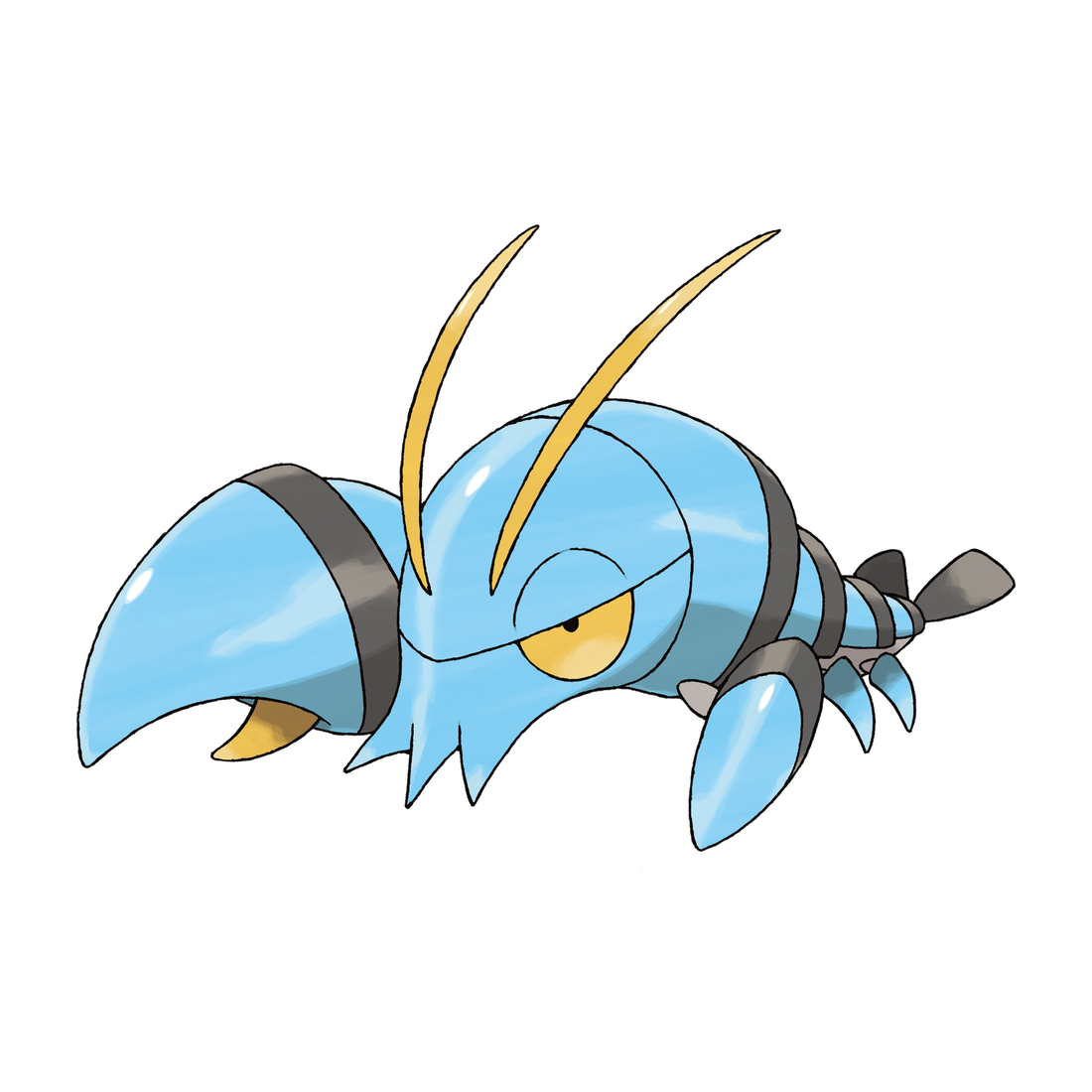 Flingouste, artwork officiel Pokémon