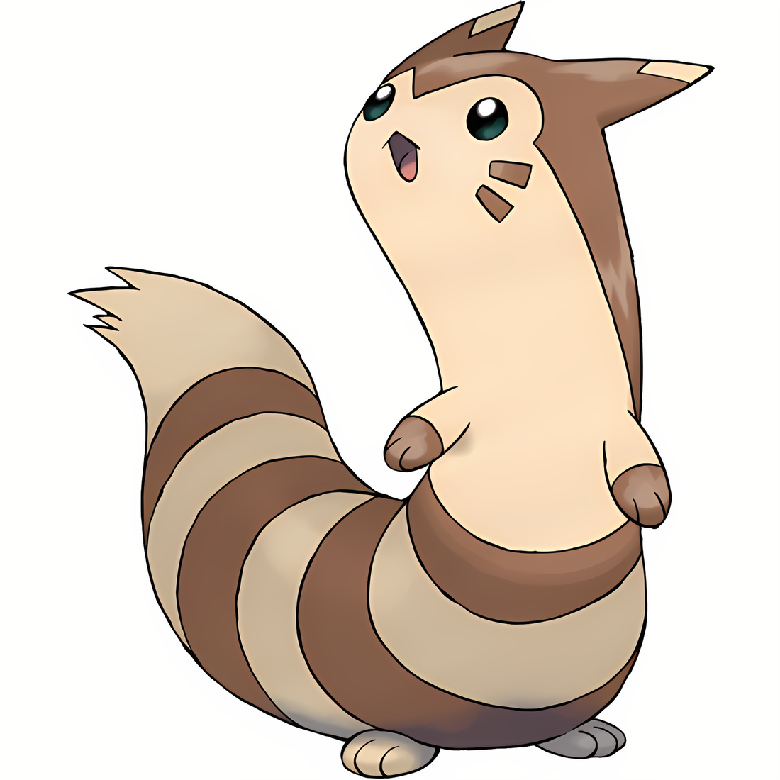 Fouinar, artwork officiel Pokémon