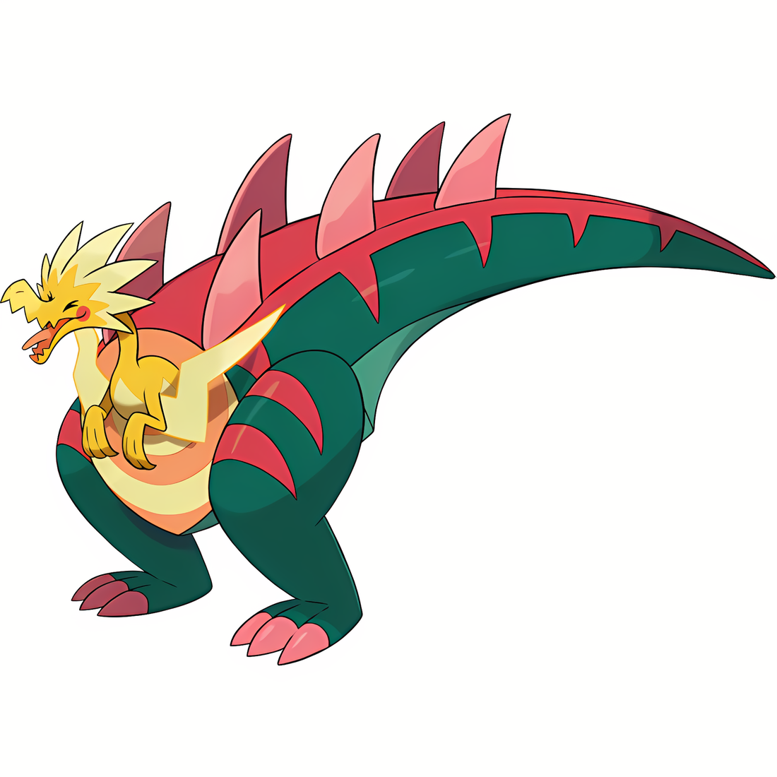 Galvagon, artwork officiel Pokémon