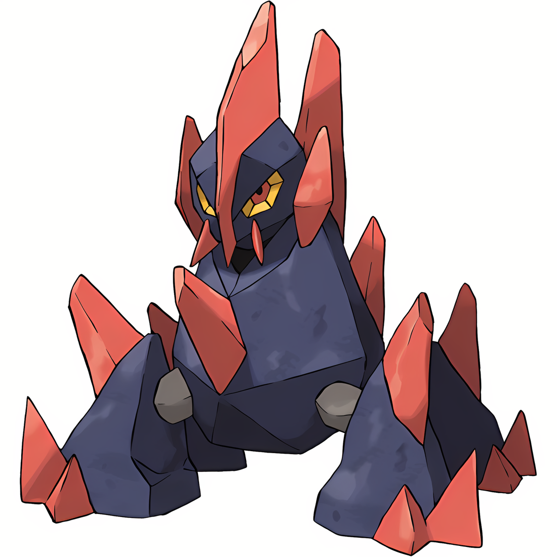 Gigalithe, artwork officiel Pokémon