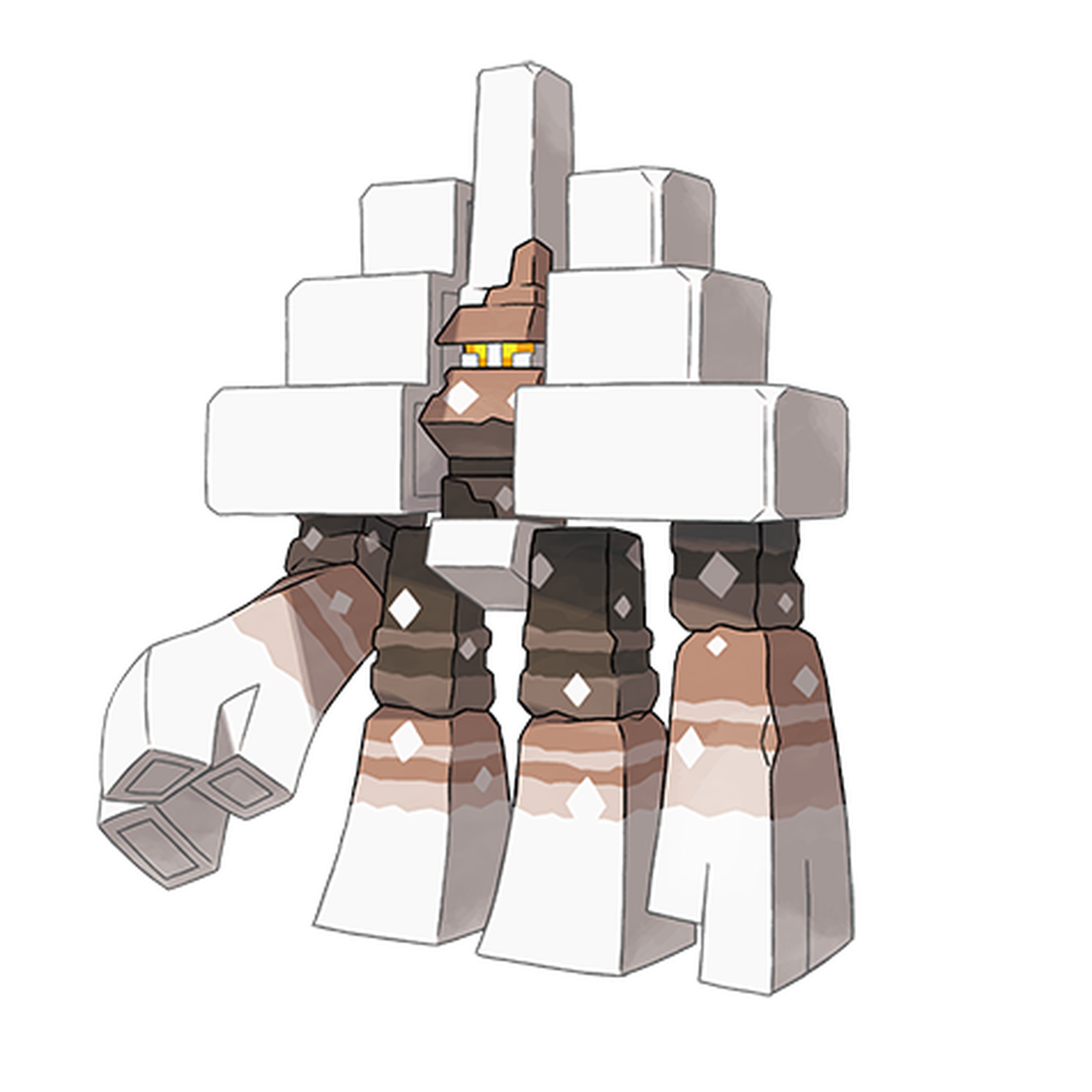 Gigansel, artwork officiel Pokémon