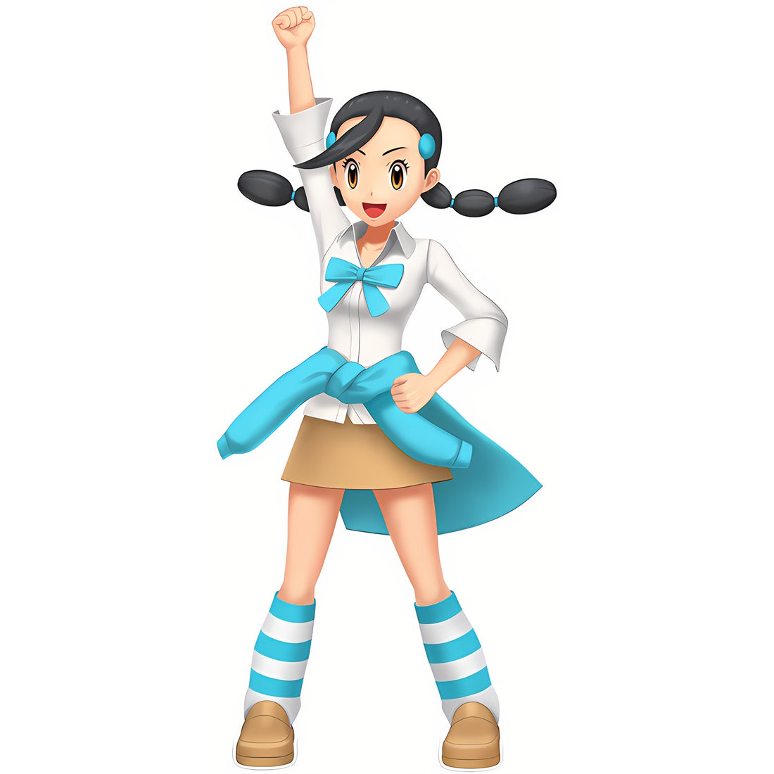 Artwork de Gladys pour Pokémon Diamant Étincelant et Perle Scintillante