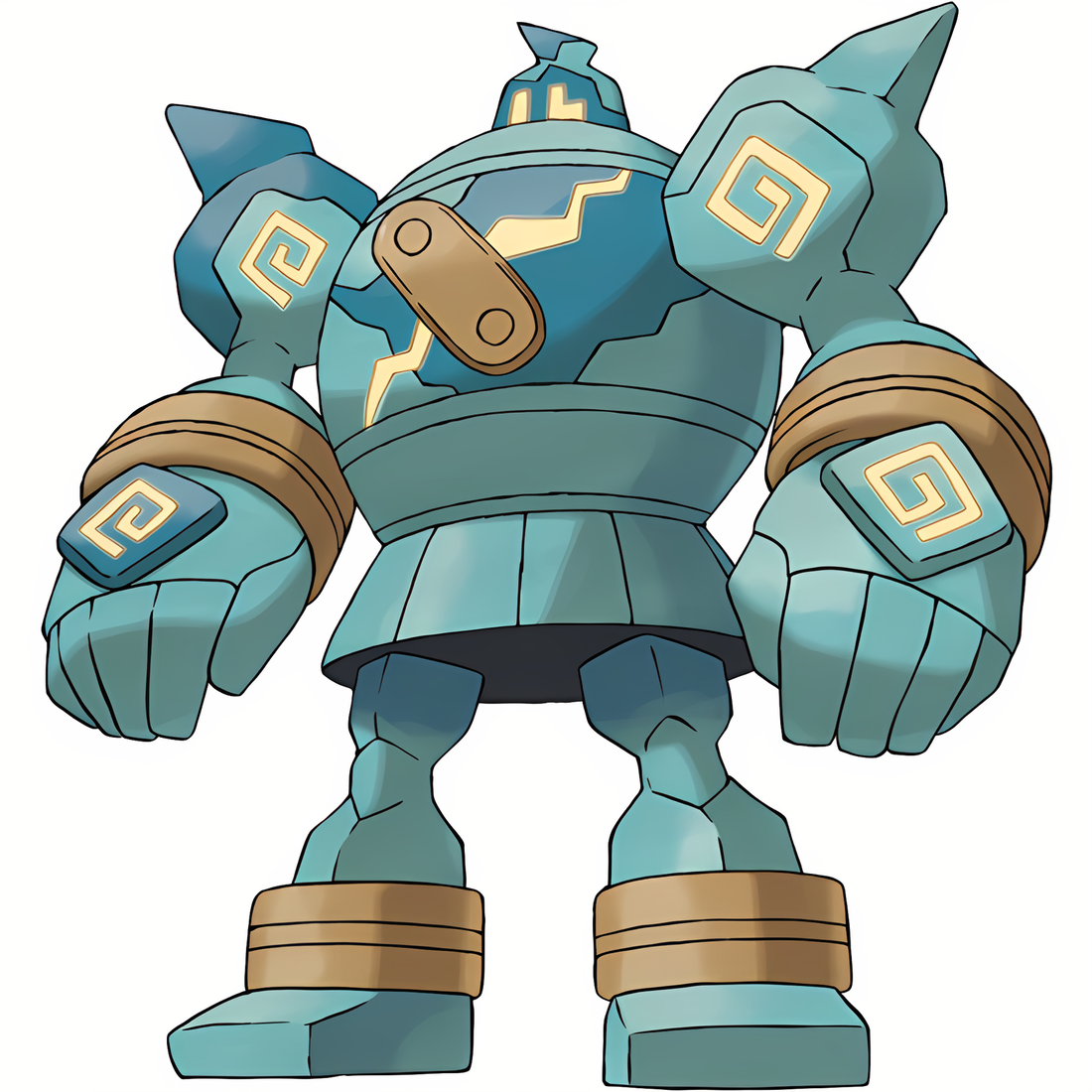 Golemastoc, artwork officiel Pokémon