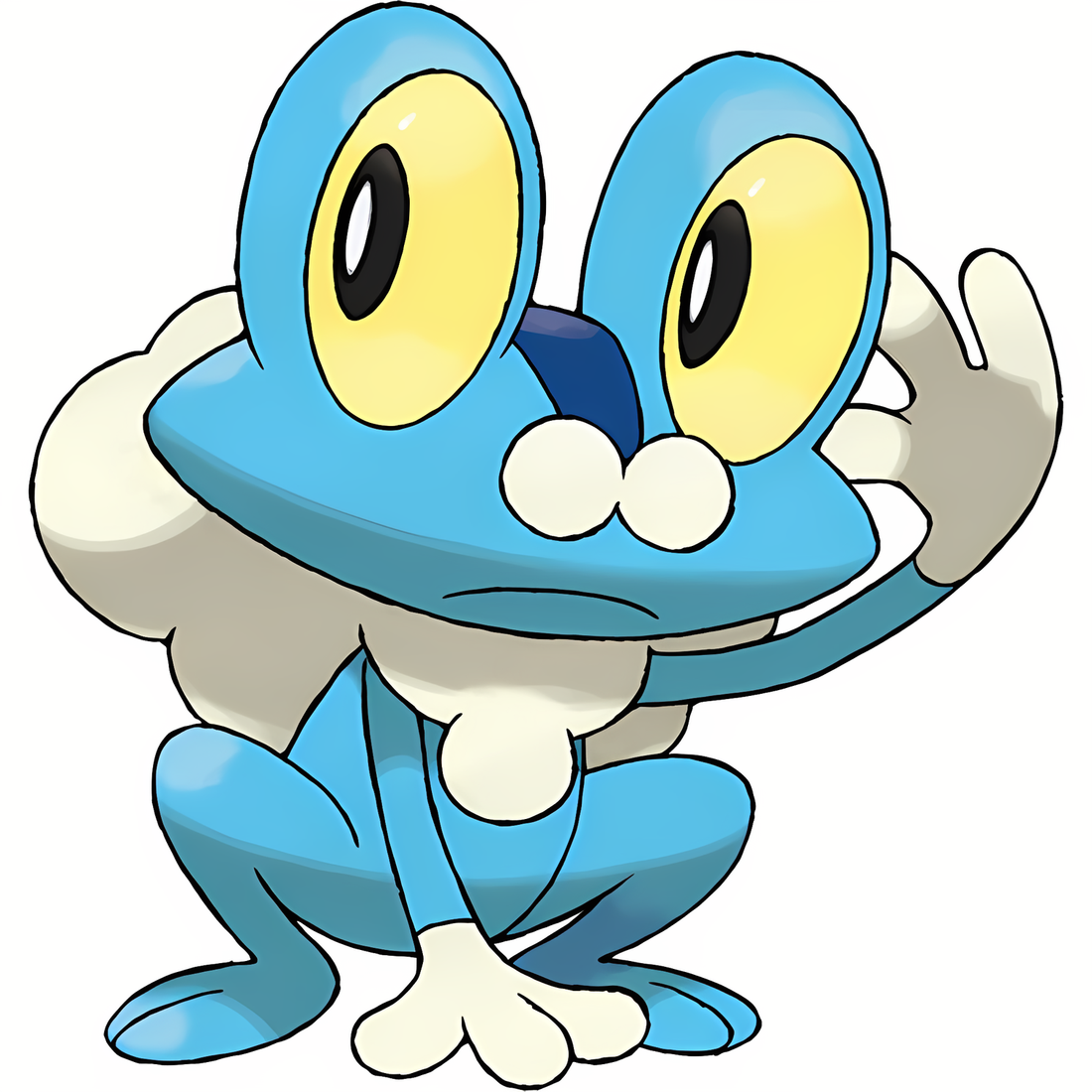 Grenousse, artwork officiel Pokémon