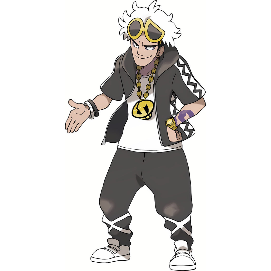 Artwork de Guzma pour Pokémon Soleil et Lune