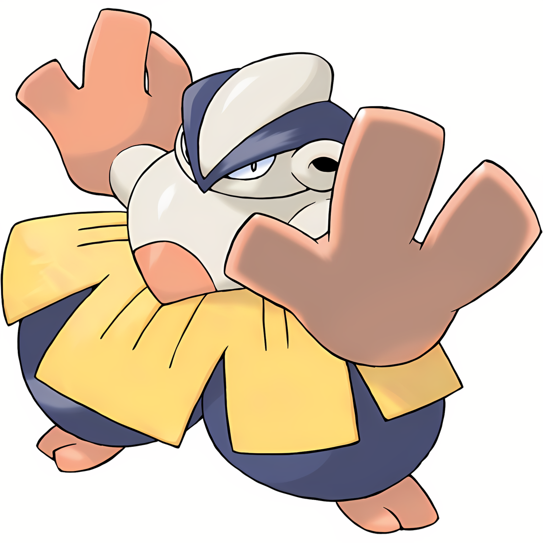 Hariyama, artwork officiel Pokémon