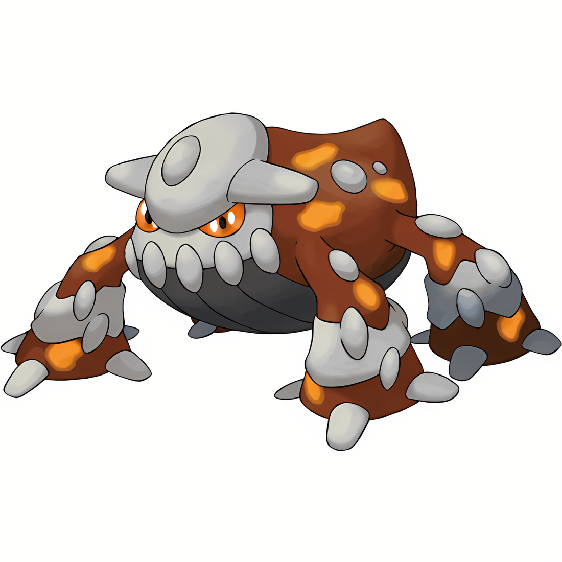 Heatran, artwork officiel Pokémon
