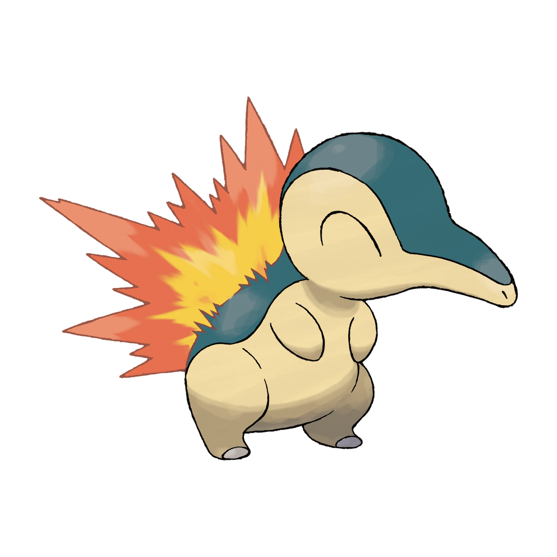 Héricendre, artwork officiel Pokémon