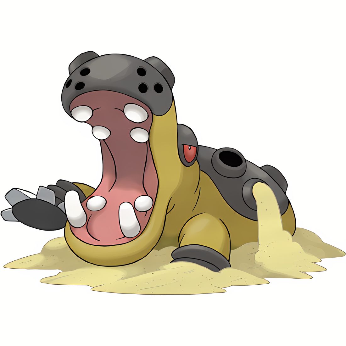 Hippodocus, artwork officiel Pokémon