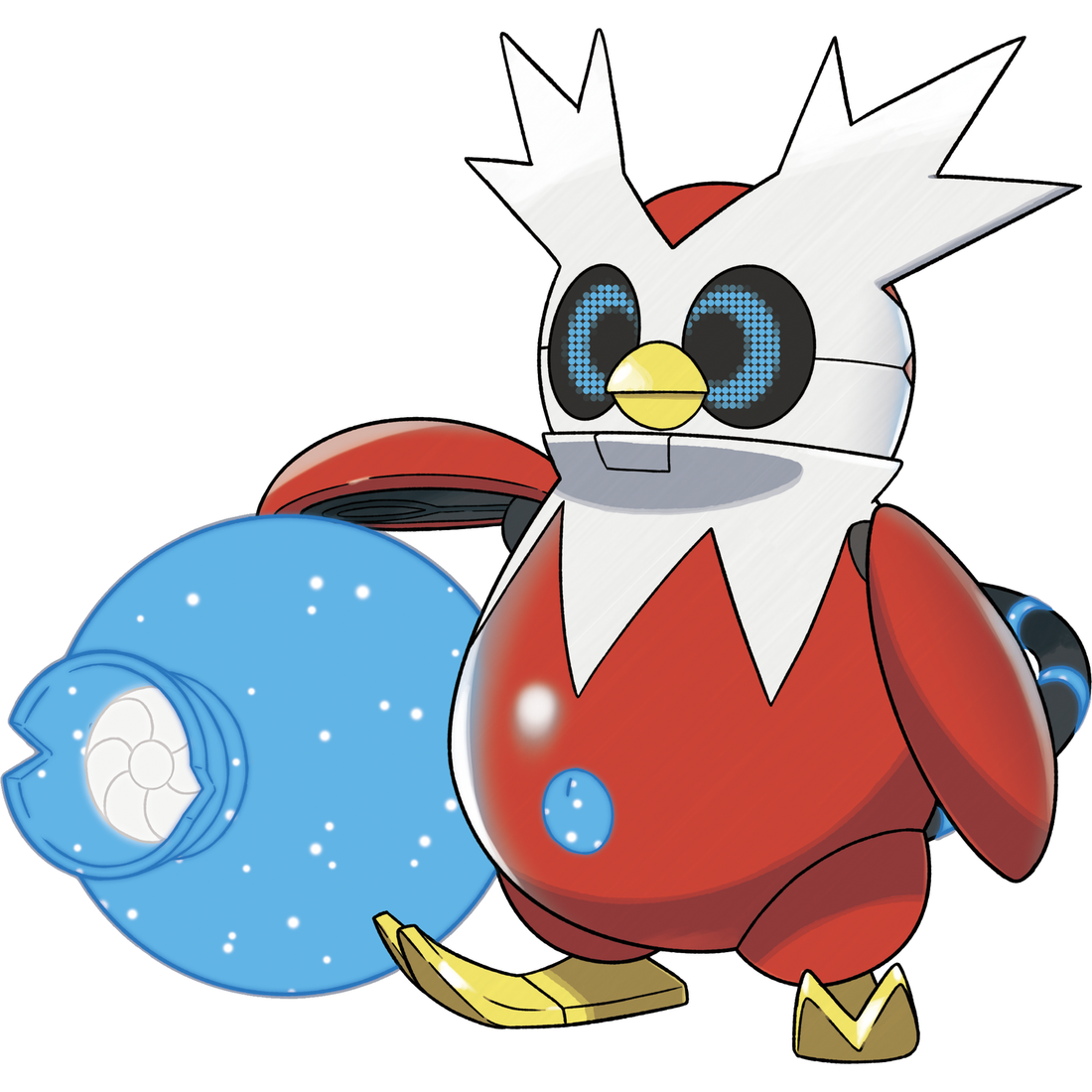 Hotte-de-Fer, artwork officiel Pokémon