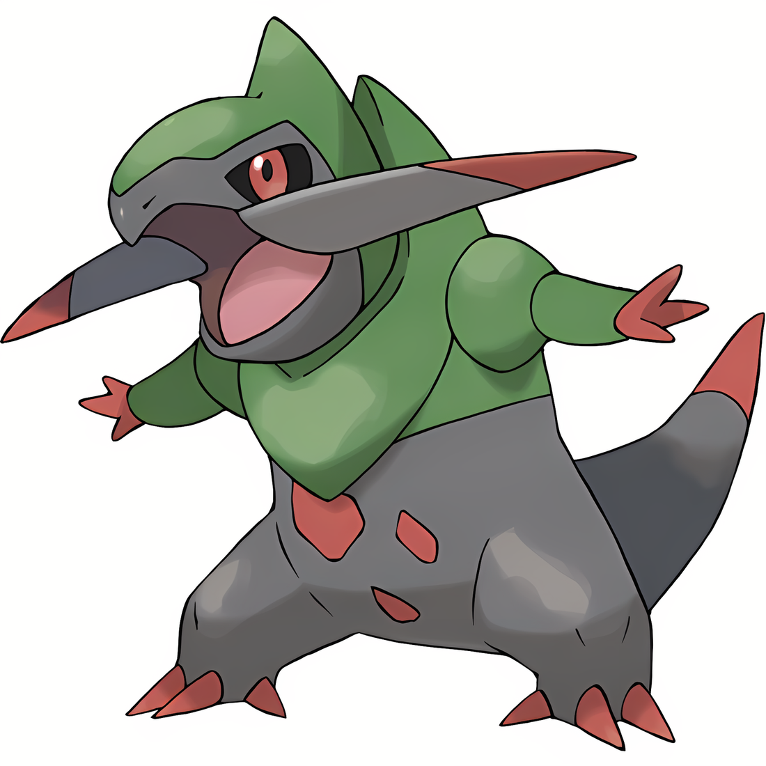 Incisache, artwork officiel Pokémon