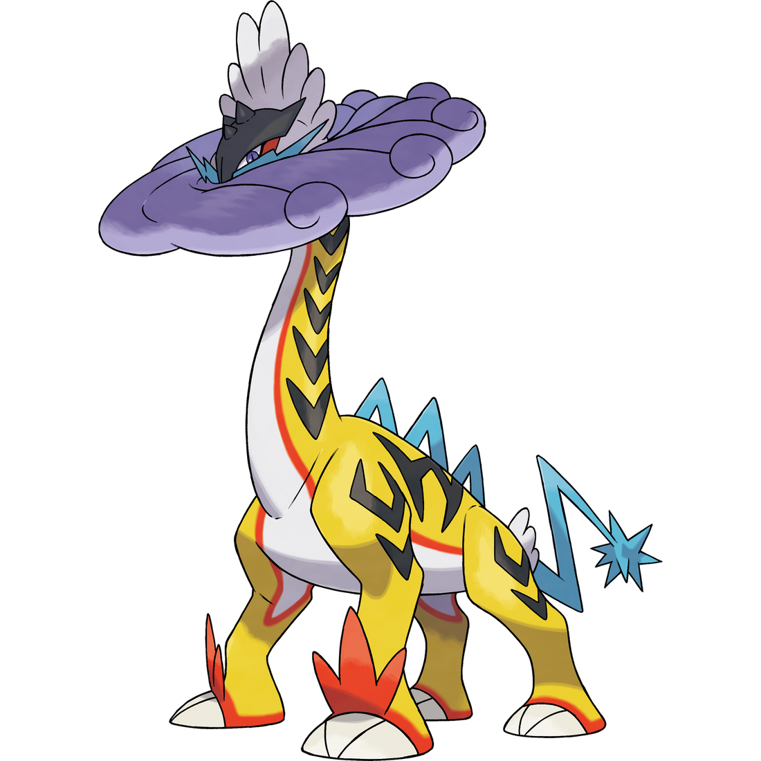 Ire-Foudre, artwork officiel Pokémon