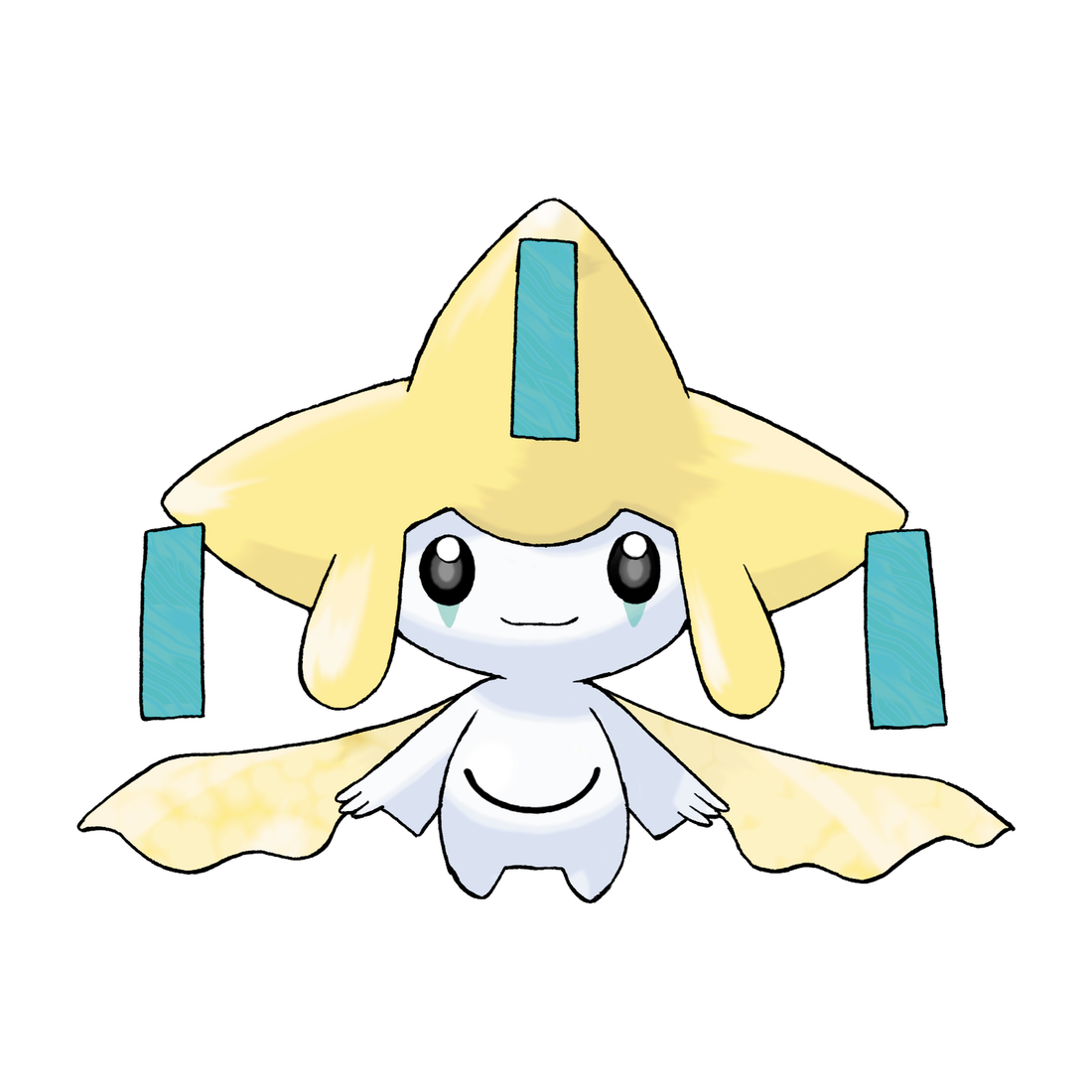 Jirachi, artwork officiel Pokémon