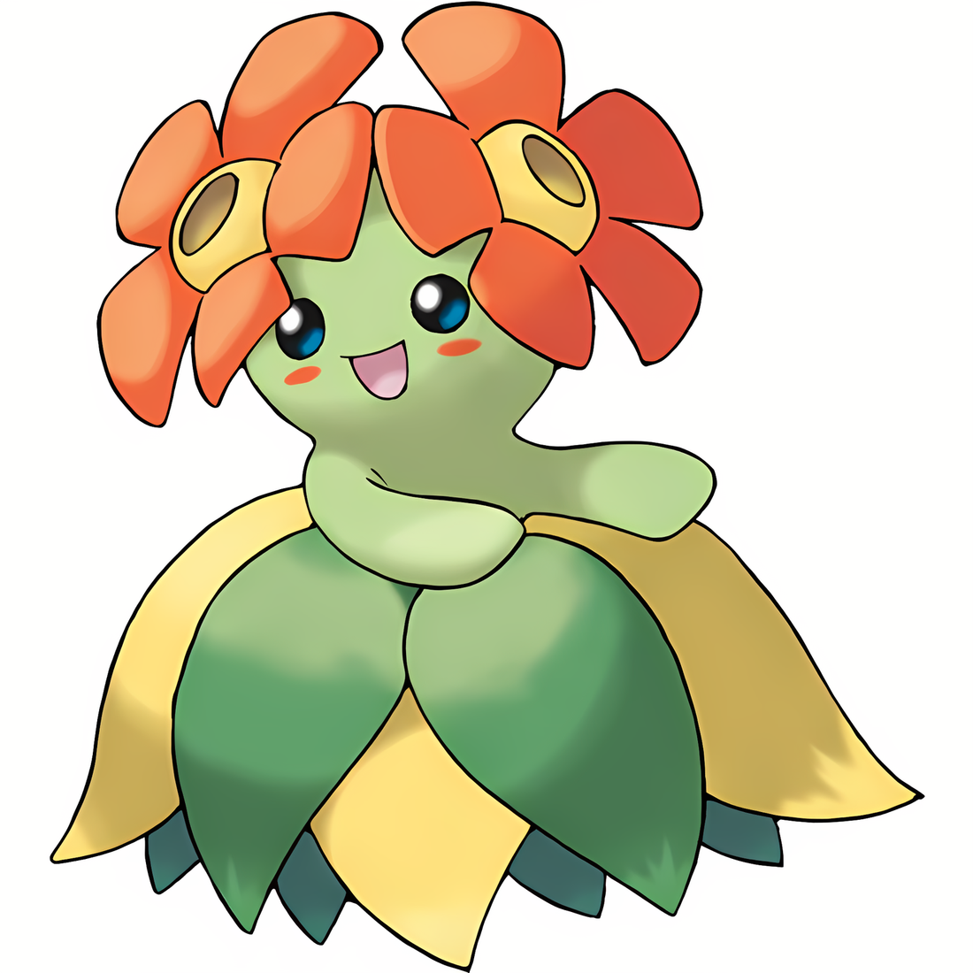 Joliflor, artwork officiel Pokémon