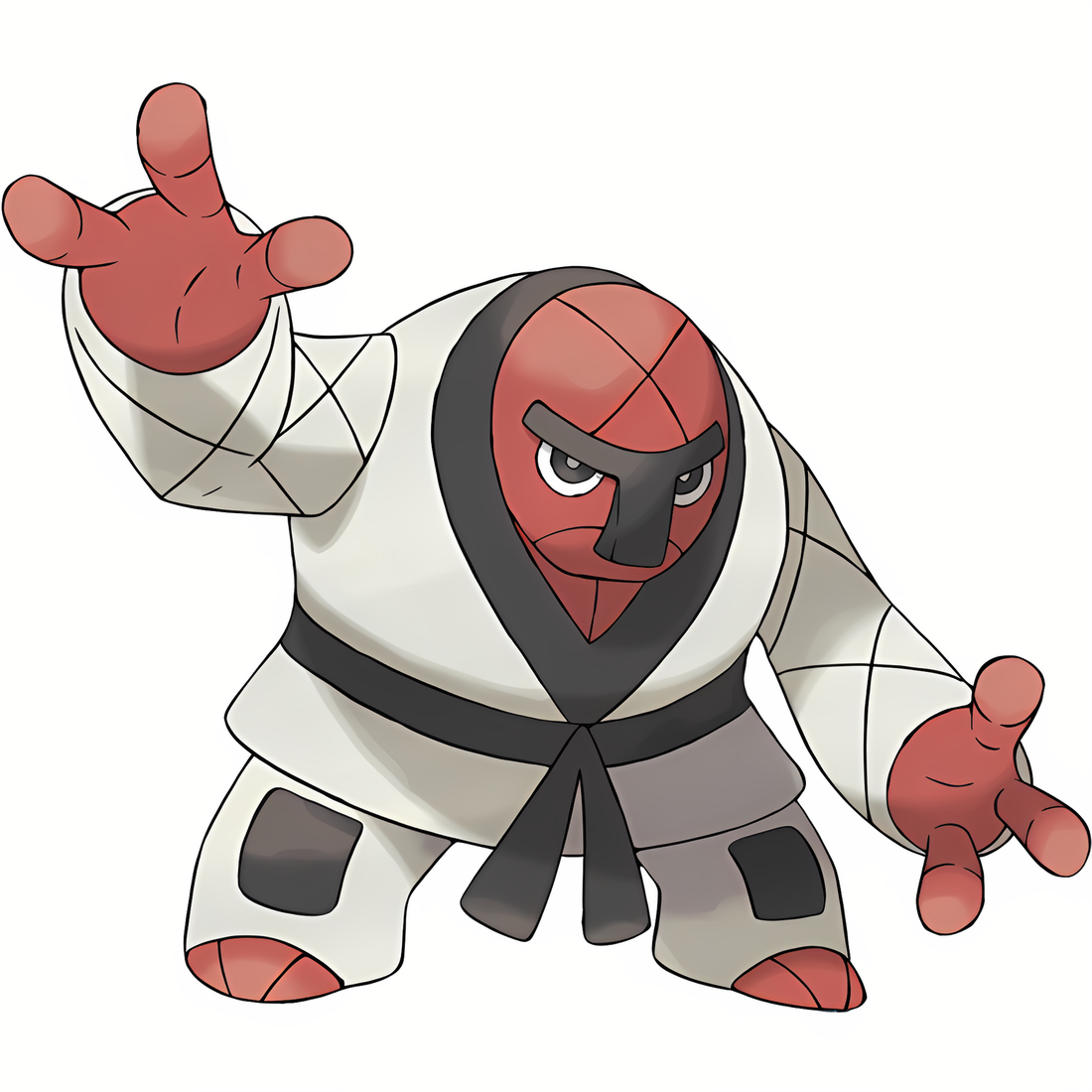 Judokrak, artwork officiel Pokémon