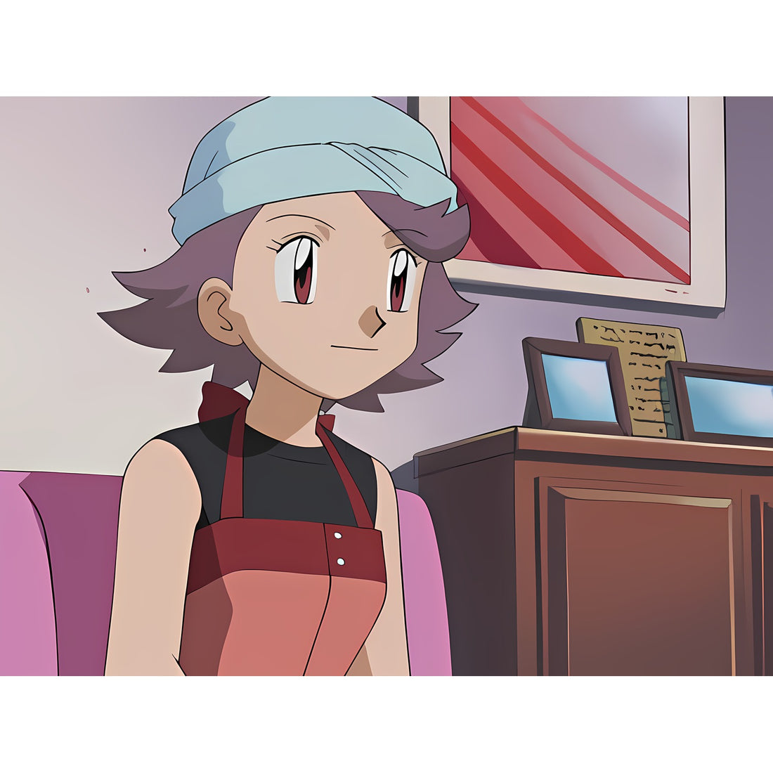 Julie, artwork officiel Pokémon