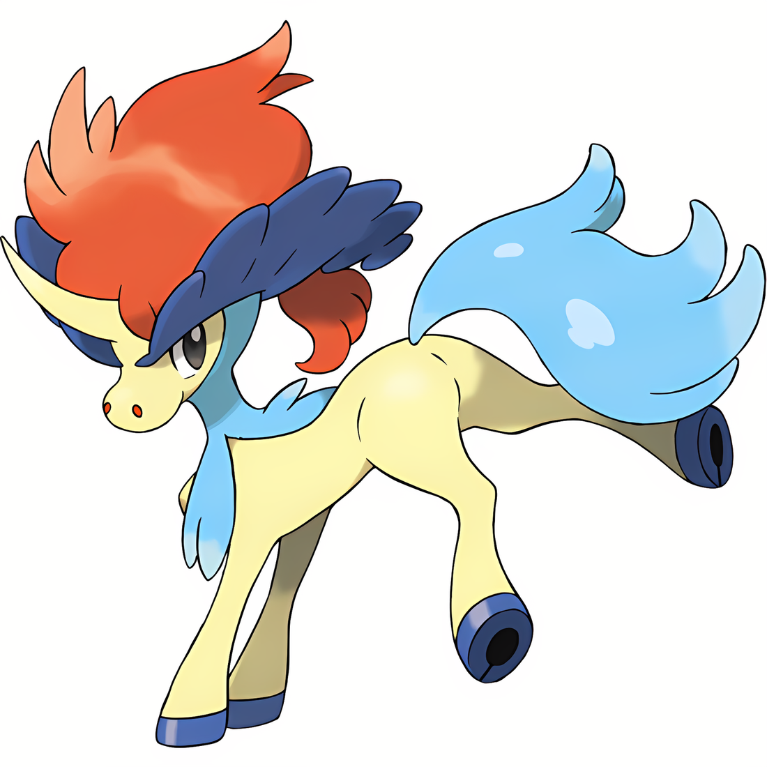 Keldeo, artwork officiel Pokémon