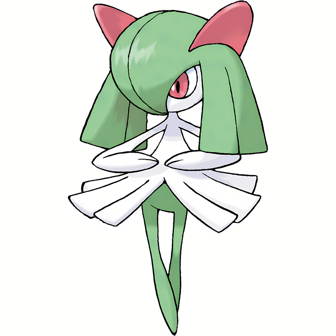 Kirlia, artwork officiel Pokémon