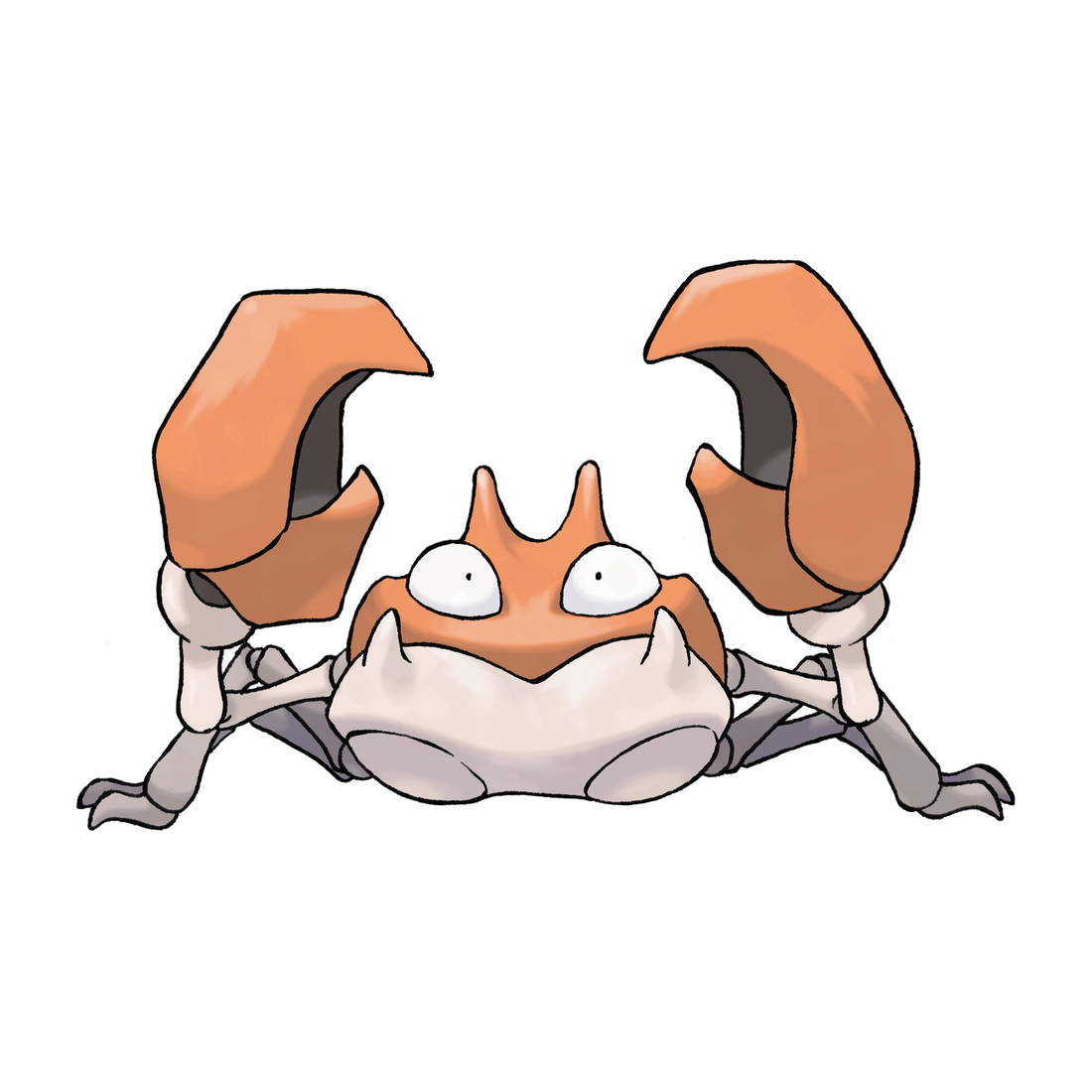 Krabby, artwork officiel Pokémon