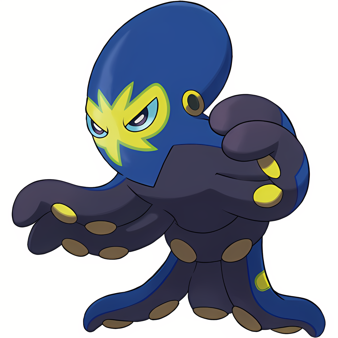 Krakos, artwork officiel Pokémon