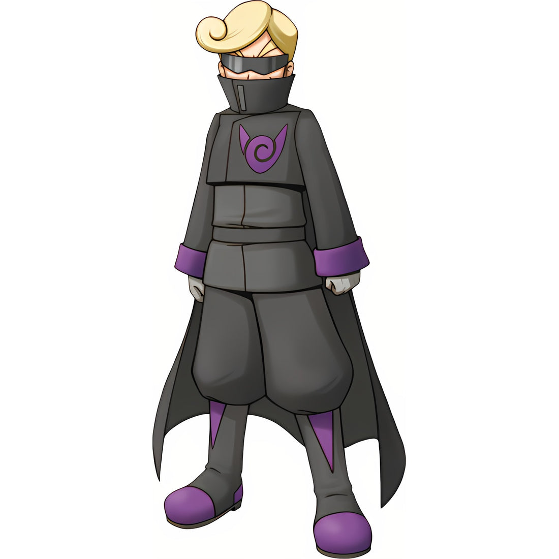 Artwork de Krog en tenue de professeur pour Pokémon Ranger : Nuit sur Almia