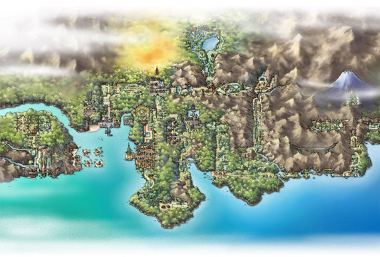 La région de Johto : les deux tours de Rosalia, les seize Badges et les fauves légendaires