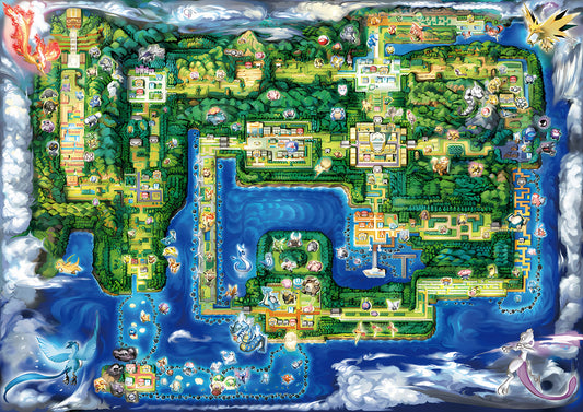La région de Kanto : villes, Arènes, légendaires et lieux mythiques du berceau de Pokémon