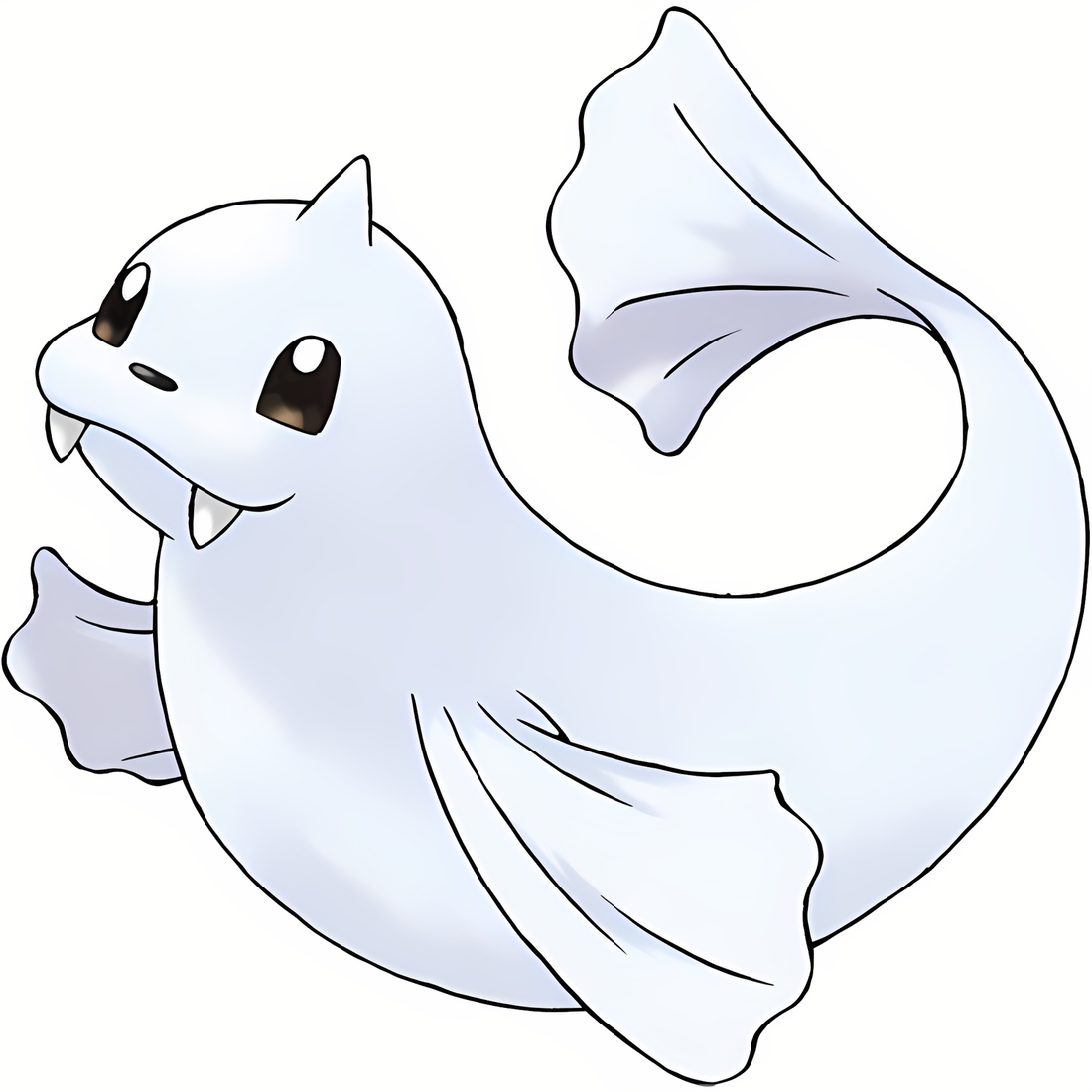 Lamantine, artwork officiel Pokémon