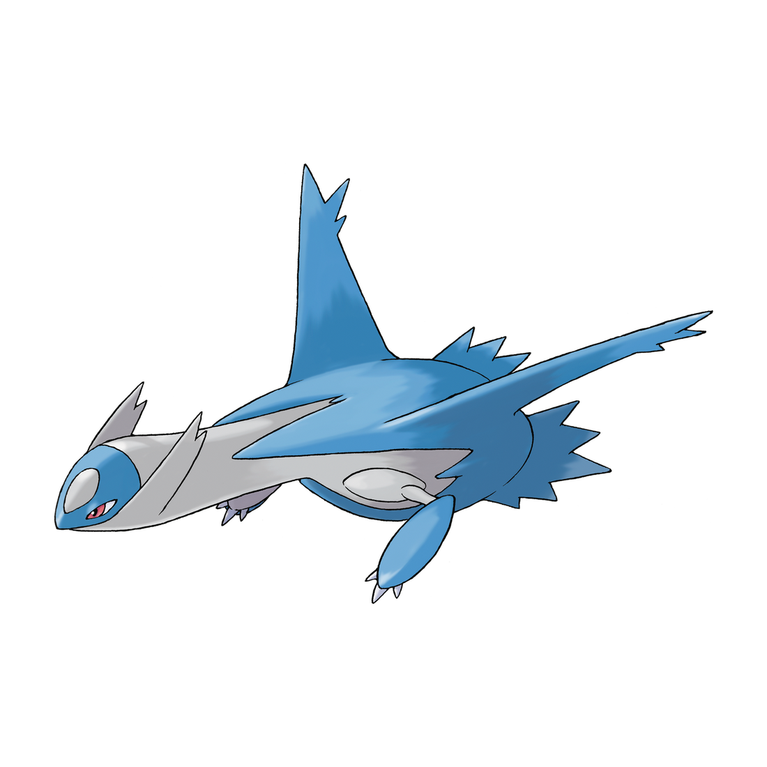 Latios, artwork officiel Pokémon