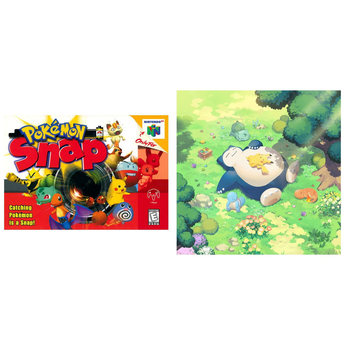 Pokémon Snap et Pokémon Sleep, deux des spin-offs de la série