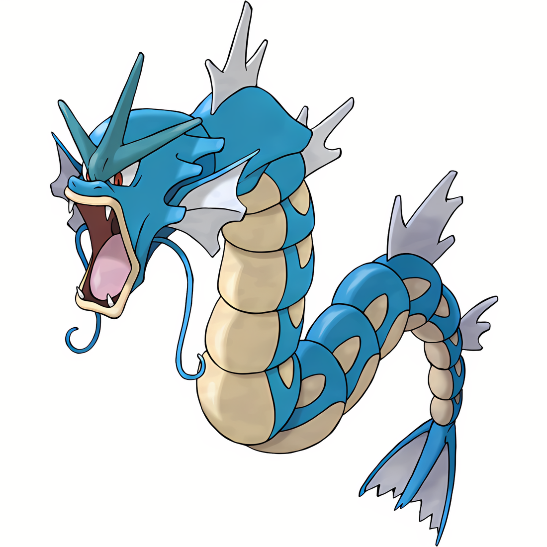 Léviator, artwork officiel Pokémon