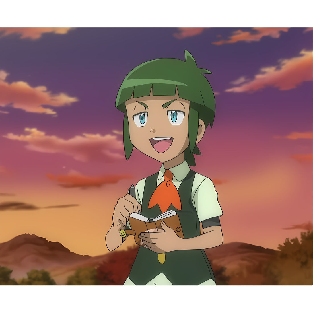 Liam, artwork officiel Pokémon