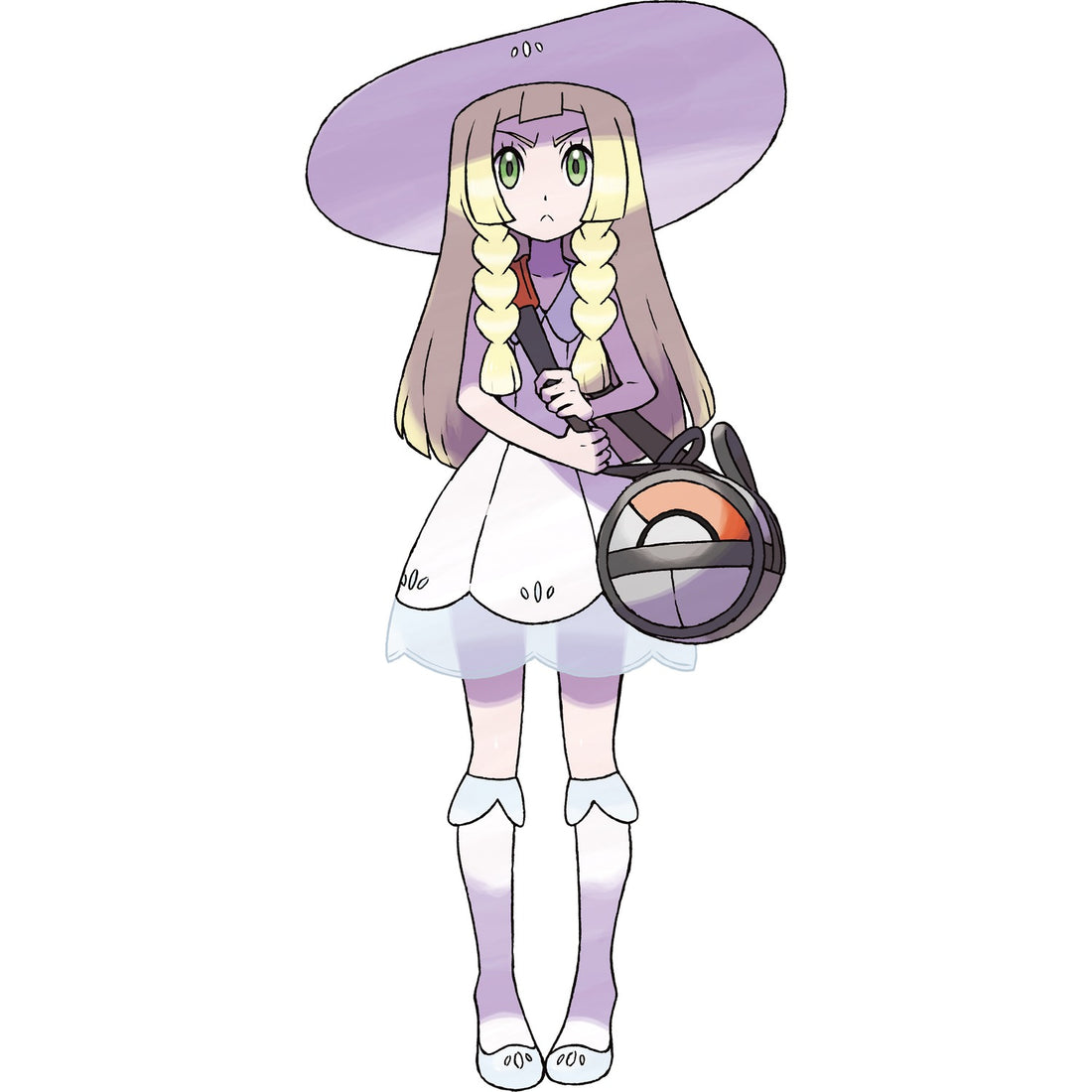 Artwork de Lilie pour Pokémon Ultra-Soleil et Ultra-Lune