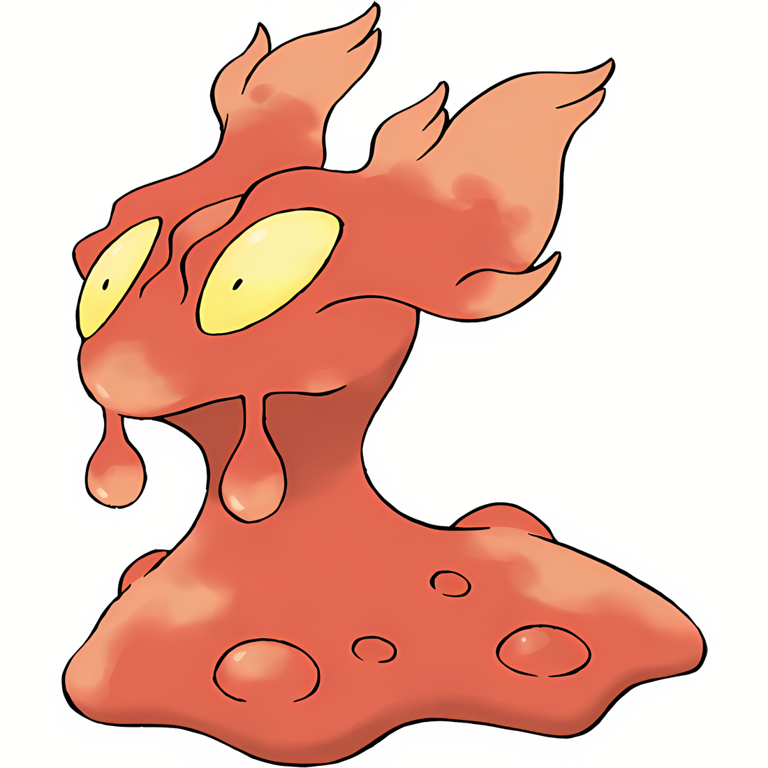 Limagma, artwork officiel Pokémon