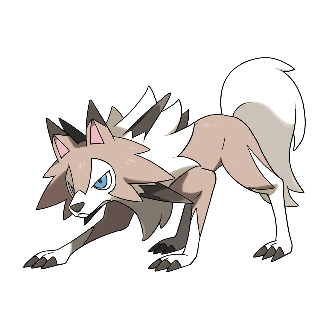 Lougaroc, artwork officiel Pokémon