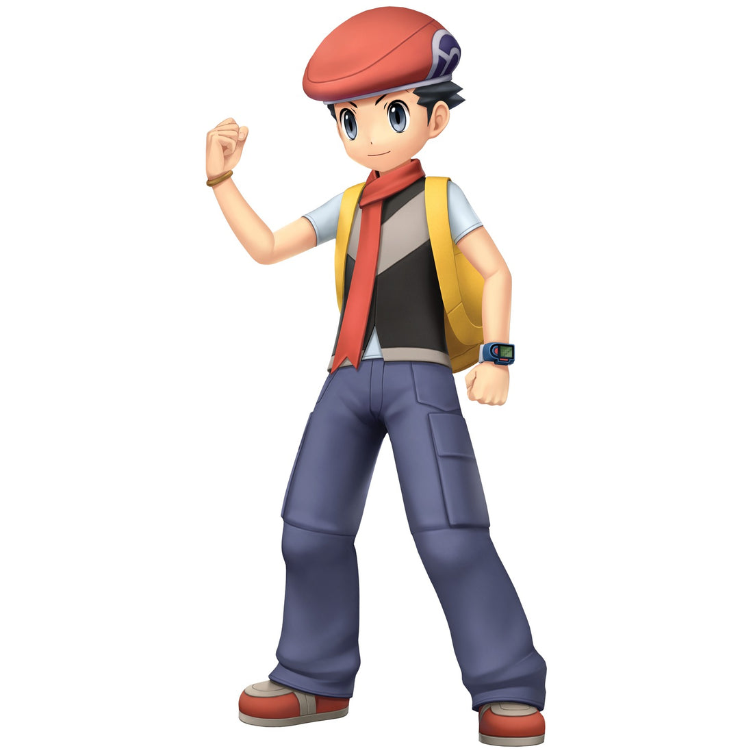 Artwork de Louka pour Pokémon Diamant Étincelant et Perle Scintillante