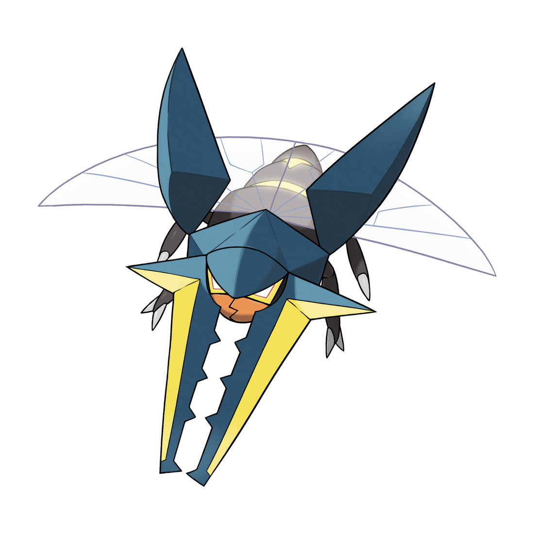 Lucanon, artwork officiel Pokémon