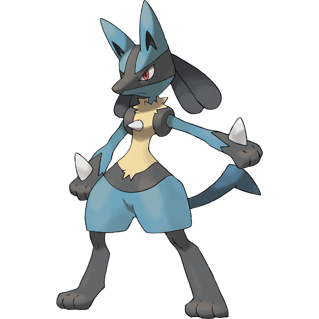 Lucario, artwork officiel Pokémon