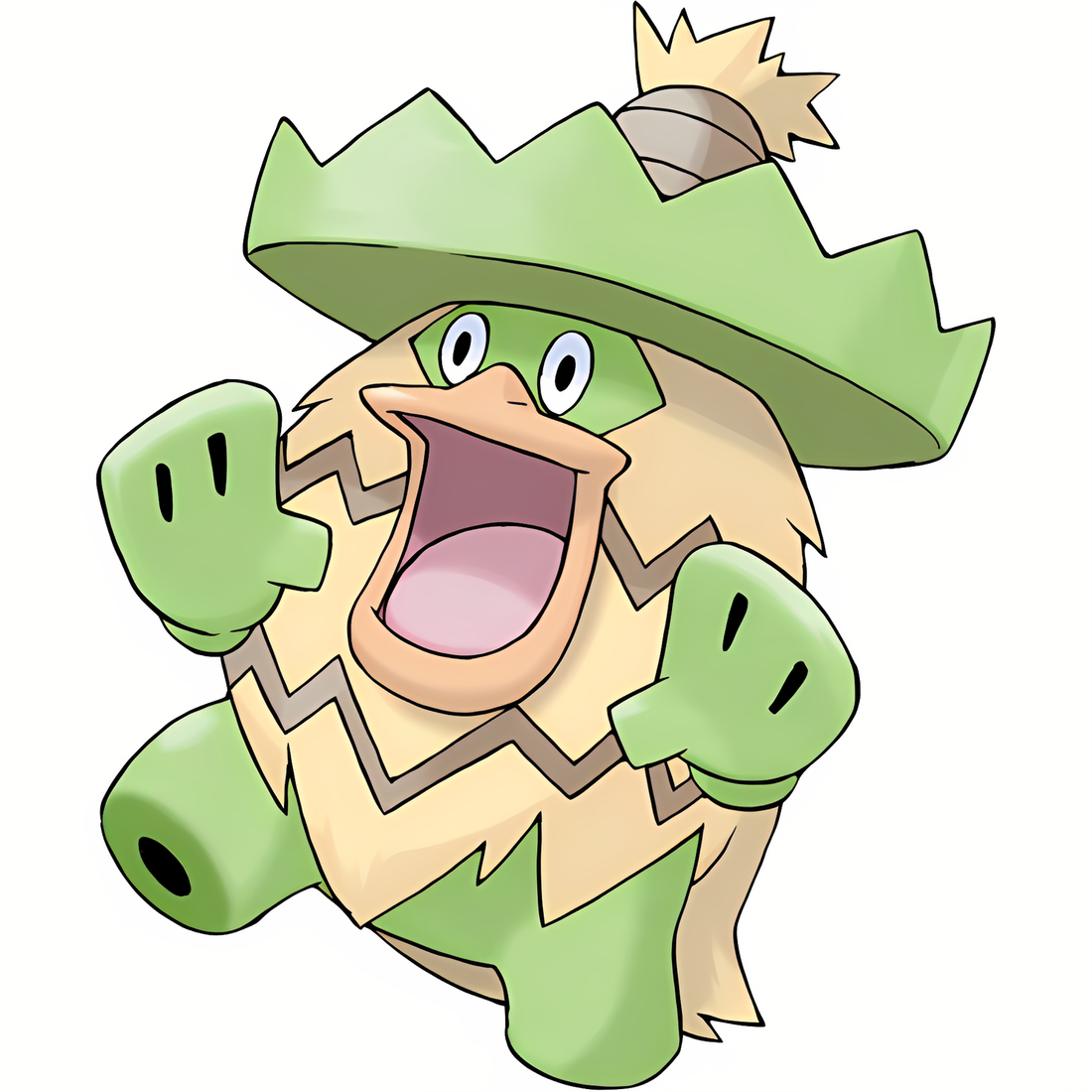 Ludicolo, artwork officiel Pokémon