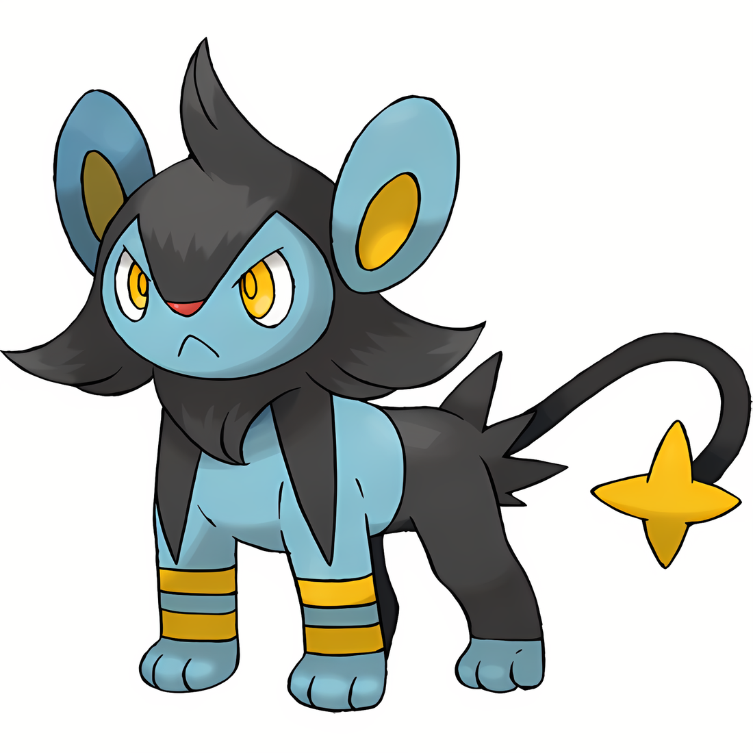 Luxio, artwork officiel Pokémon