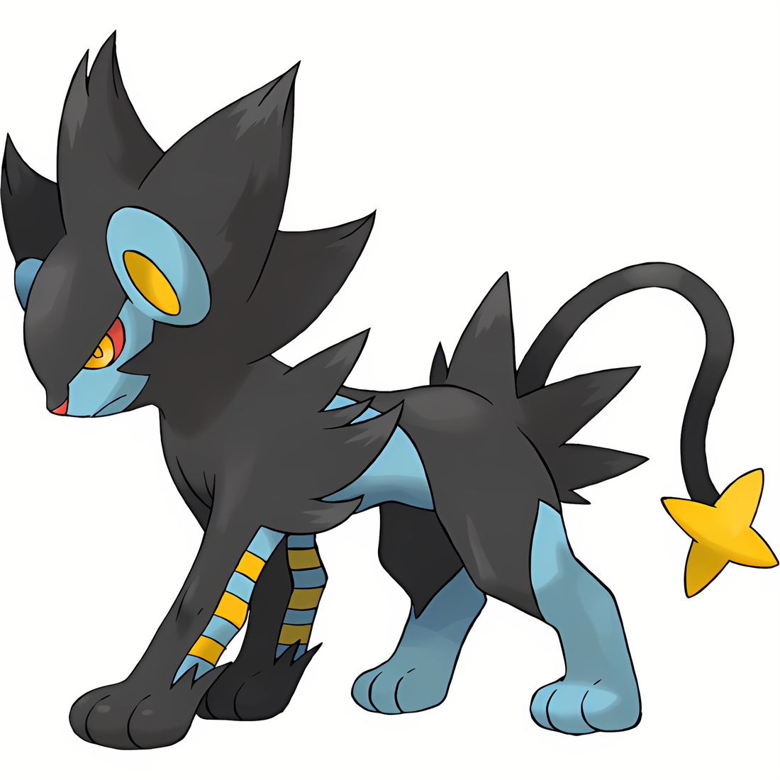 Luxray, artwork officiel Pokémon