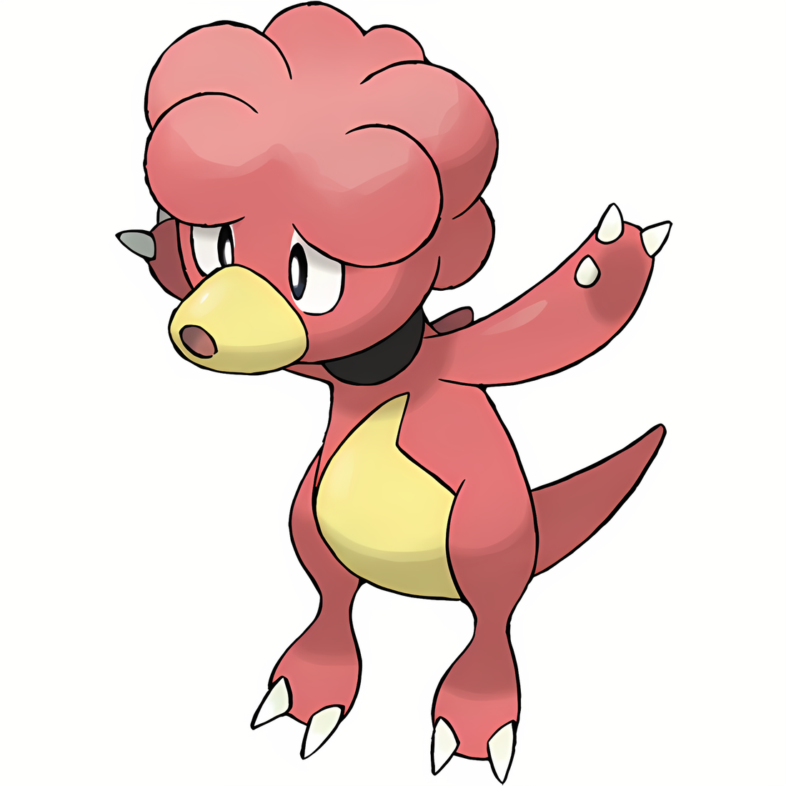 Magby, artwork officiel Pokémon