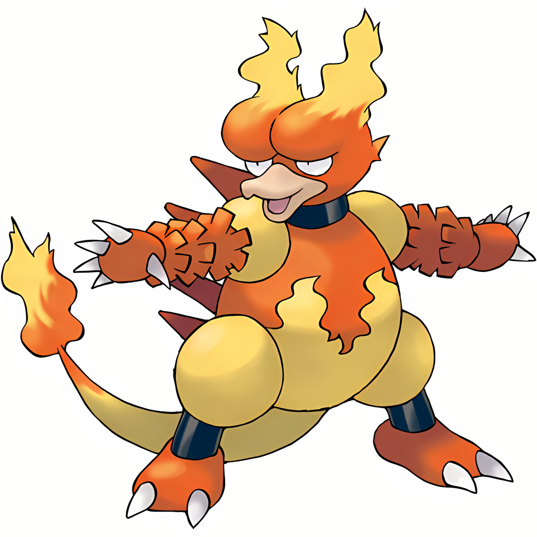 Magmar, artwork officiel Pokémon