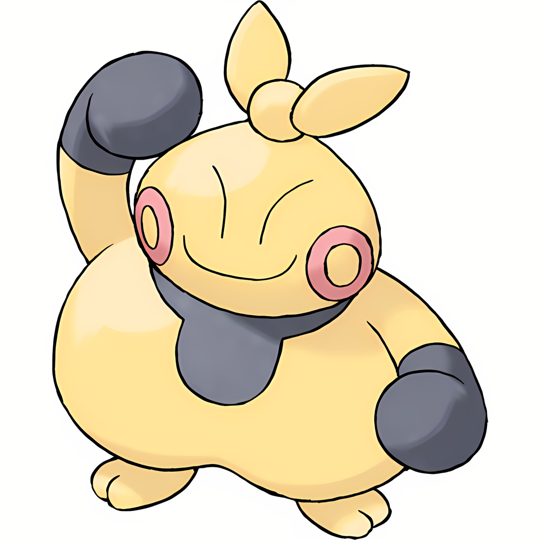 Makuhita, artwork officiel Pokémon